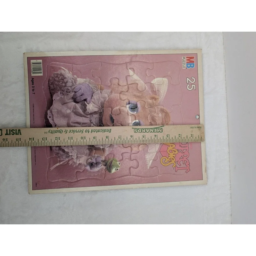 Vintage Muppet Babies Frame Tray‎ Puzzle Disney Babies Miss Piggy Mickey 80s